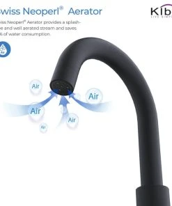 Kibi USA Circular Widespread Sink Faucet With Pop Up Drain, Matte Black 16 Kibi USA Circular Widespread Sink Faucet With Pop Up Drain, Matte Black -Moen-shop 5f810f490fa18254 5960 w800 h800 b1 p0