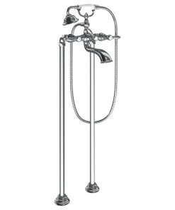 Moen Weymouth 2-Handle Tub Filler Includes Hand Shower, Chrome -Moen-shop 60e1d7970d5aa893 2926 w800 h800 b1 p0