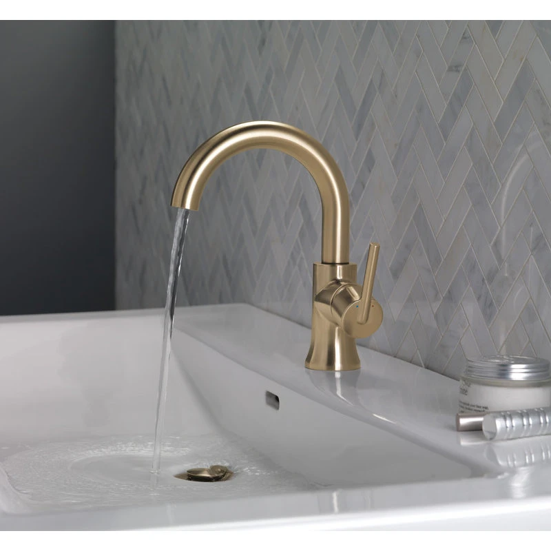 Delta Faucet Delta Trinsic Single Handle High-Arc Faucet, Champagne Bronze, 559HA-CZ-DST 3 Delta Faucet Delta Trinsic Single Handle High-Arc Faucet, Champagne Bronze, 559HA-CZ-DST - Image 3