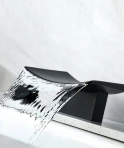 HOMARY Grop Matte Black Waterfall Widespread Bathroom Sink Faucet Double Handle -Moen-shop 61516c6b0f6c6e55 5237 w800 h800 b0 p0