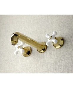 Kingston Brass KS4022PX 2-Handle Wall Mount Tub Faucet, Polished Brass -Moen-shop 61d15cc6013fb5e5 1351 w800 h800 b0 p0