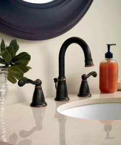 Moen Traditional Mediterranean Bronze Two-Handle Bathroom Faucet WS84004BRB -Moen-shop 61e1ec260d5aaa60 9160 w800 h800 b0 p0