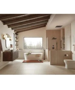 Speakman Company Speakman Free Standing Roman Tub Faucet With Flat Lever Handle, Matte Black -Moen-shop 61f123dd0e94dc13 3050 w800 h800 b0 p0