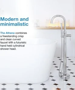 OVE Decors Athena Freestanding Tub Faucet With Handheld, Satin Nickel -Moen-shop 62015a95036d5557 9953 w800 h800 b0 p0