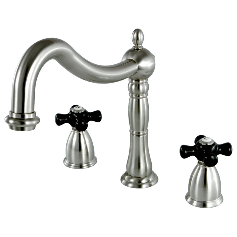 Kingston Brass Roman Tub Faucet, Brushed Nickel 1 Kingston Brass Roman Tub Faucet, Brushed Nickel