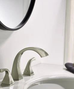 Maxwell Bathroom & Kitchen Inc 8" Brass Widespread Bathroom Sink Faucet, Brushed Nickel 9 Maxwell Bathroom & Kitchen Inc 8" Brass Widespread Bathroom Sink Faucet, Brushed Nickel -Moen-shop 62a161150dd8e4d7 2990 w800 h800 b0 p0