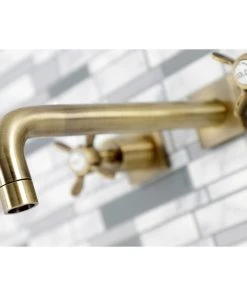 Kingston Brass KS6023BEX Wall Mount Tub Faucet, Antique Brass -Moen-shop 62c1cf27013fb62e 0528 w800 h800 b0 p0