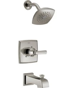 Delta Faucet Delta Ashlyn Monitor 14 Series Tub And Shower Trim, Stainless, T14464-SS