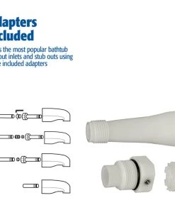 Keeney Holdings LLC Keeney PP825-35 Universal Bathtub Spout With Front Diverter, Polished Chrome -Moen-shop 6581de3b01fa9e67 4545 w800 h800 b1 p0