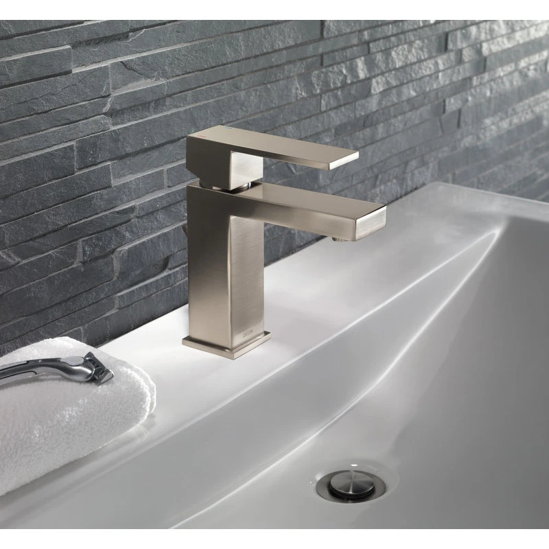 Delta Faucet Delta Modern Single Handle Project-Pack Bathroom Faucet, Stainless, 567LF-SSPP 2 Delta Faucet Delta Modern Single Handle Project-Pack Bathroom Faucet, Stainless, 567LF-SSPP - Image 2