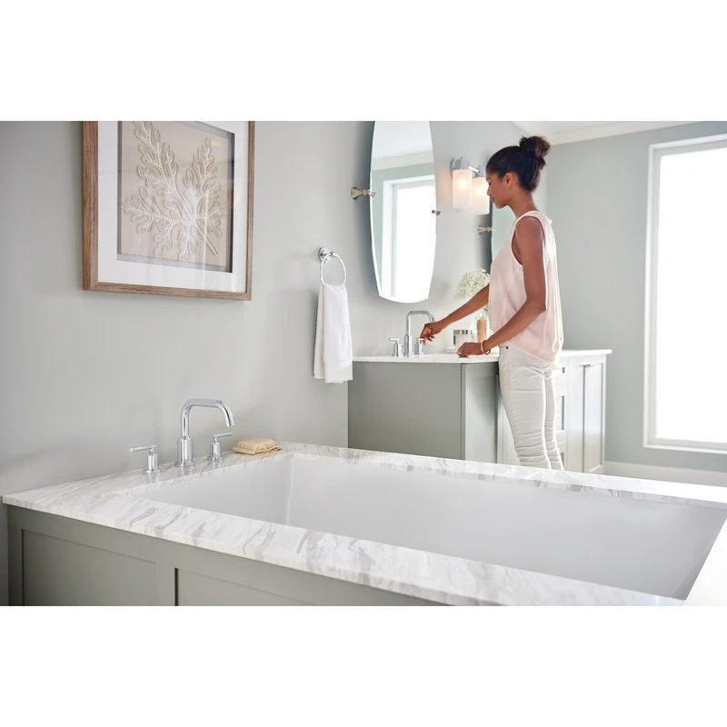 Moen Gibson Chrome Two-Handle Roman Tub Faucet T961 6 Moen Gibson Chrome Two-Handle Roman Tub Faucet T961 - Image 6