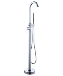 LessCare Floor-mount Bath-Tub Faucet LS5C With Hand Shower