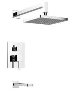 Inolav Milo Shower Set, Two Functions, Polished Chrome
