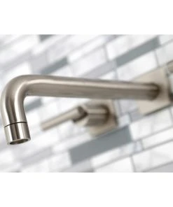 Kingston Brass KS6028CML Wall Mount Tub Faucet, Brushed Nickel -Moen-shop 6791cddd013fbdda 1377 w800 h800 b0 p0