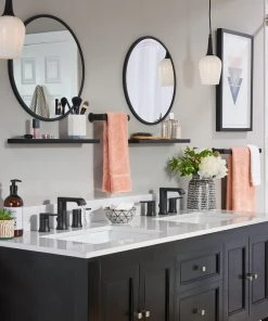 Moen T6708 Genta LX 1.2 GPM Widespread Bathroom Faucet - Matte Black -Moen-shop 6831dbaa0fb94f3c 4725 w800 h800 b0 p0