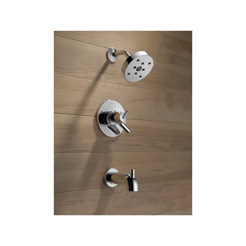 Delta Faucet Delta Trinsic Monitor 17 Series H2Okinetic Tub & Shower Trim, Champagne Bronze 2 Delta Faucet Delta Trinsic Monitor 17 Series H2Okinetic Tub & Shower Trim, Champagne Bronze - Image 2