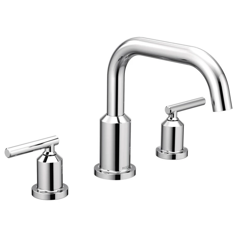 Moen Gibson Chrome Two-Handle Roman Tub Faucet T961 1 Moen Gibson Chrome Two-Handle Roman Tub Faucet T961