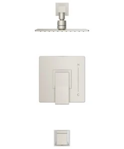 Gerber Plumbing Avian Single Handle Tub & Shower Trim Kit 1.75gpm Chrome, Brushed Nickel