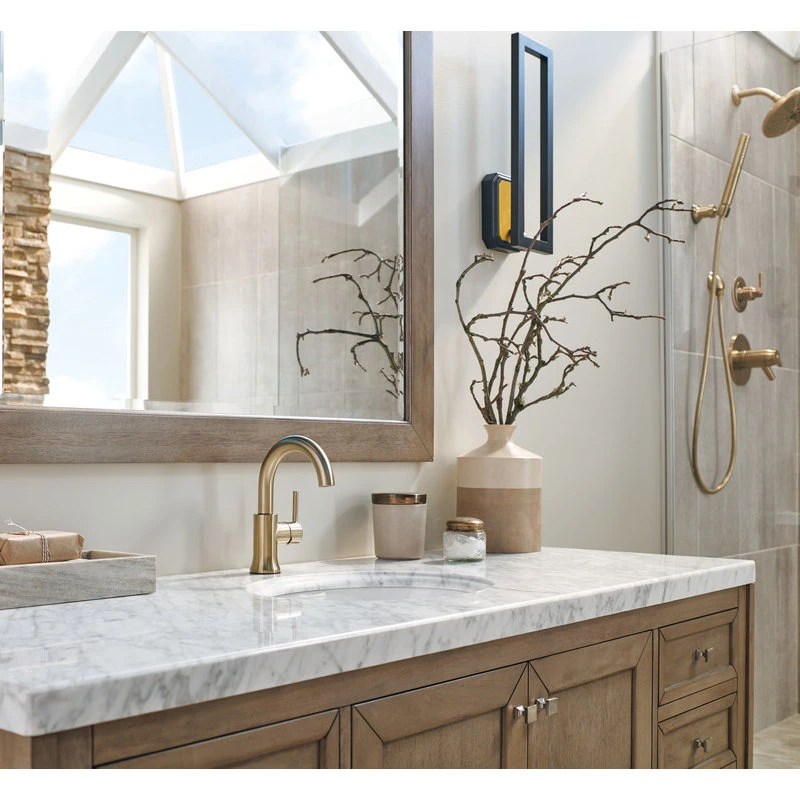 Delta Faucet Delta Trinsic Single Handle High-Arc Faucet, Champagne Bronze, 559HA-CZ-DST 6 Delta Faucet Delta Trinsic Single Handle High-Arc Faucet, Champagne Bronze, 559HA-CZ-DST - Image 6