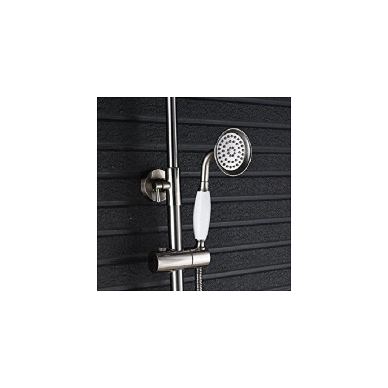 Fontana Showers Forli Brushed Nickel Rainfall Shower Set With Hand Sprayer 5 Fontana Showers Forli Brushed Nickel Rainfall Shower Set With Hand Sprayer - Image 5