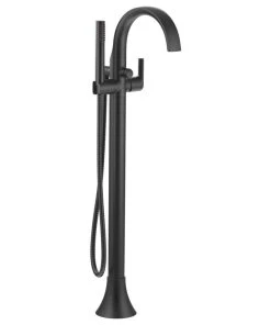 Moen One-Handle Tub Filler Includes Hand Shower, Matte Black