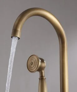 HOMARY Classic Single Handle Swirling Spout Freestanding Tub Faucet, Handshower -Moen-shop 6e8171d7021c870d 5876 w800 h800 b0 p0