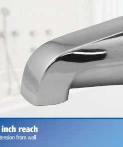 Keeney Holdings LLC Keeney PP825-33 Universal Tub Spout Without Front Diverter, Polished Chrome -Moen-shop 7101b61801fa9e0d 3794 w800 h800 b0 p0