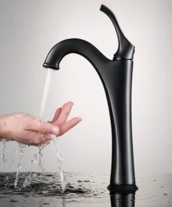 Kraus USA, Inc. Arlo Single Handle Lever 1-Hole Vessel Bathroom Faucet Oil Rubbed Bronze W Drain -Moen-shop 75612d6700e5e97a 3210 w800 h800 b0 p0