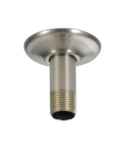 Delta Faucet Delta Ceiling Mount Shower Arm & Flange, Stainless, U4996-SS