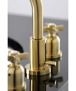 Kingston Brass Fauceture Widespread Bathroom Faucet With Brass Pop-Up, Brushed Brass -Moen-shop 7881de550e7eb9f6 2356 w800 h800 b0 p0