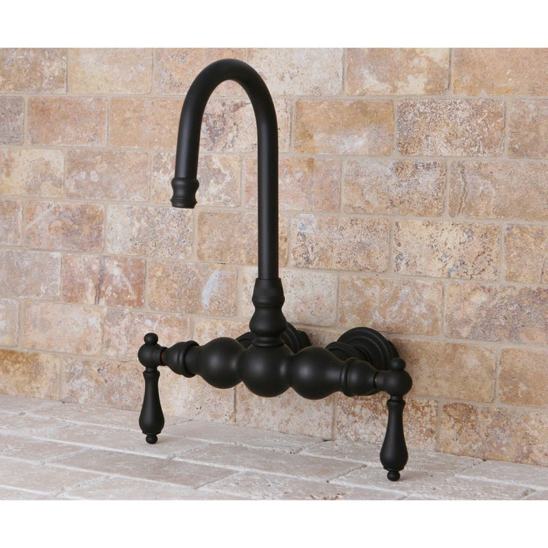 Kingston Brass Gooseneck Faucet, Oil Rubbed Bronze 4 Kingston Brass Gooseneck Faucet, Oil Rubbed Bronze - Image 4