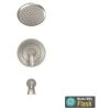 American Standard Brands Fluent Tub And Shower Trim Kit With Cartridge, Brushed Nickel