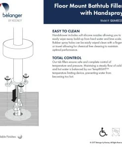 Keeney Holdings LLC Belanger QUA45 Single Handle Freestanding Tub Filler, Polished Chrome 11 Keeney Holdings LLC Belanger QUA45 Single Handle Freestanding Tub Filler, Polished Chrome -Moen-shop 7a5120e80c42068c 3116 w800 h800 b1 p0