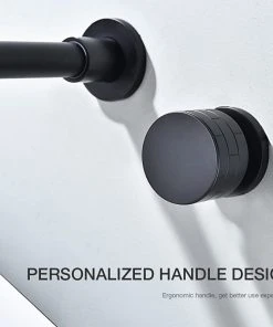 Allfixture Wall Mounted Brass Matt Black Single Handle Bathtub Faucet -Moen-shop 7b81f1650343afa1 0270 w800 h800 b0 p0