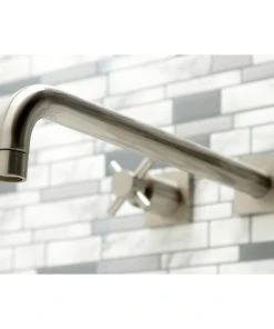 Kingston Brass KS6048DX Wall Mount Tub Faucet, Brushed Nickel -Moen-shop 7cf10ca4013fb855 1405 w800 h800 b0 p0