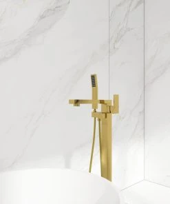 Jims Maison Freestanding Tub Shower Claw Foot Faucet With Handheld Spout, Gold 12 Jims Maison Freestanding Tub Shower Claw Foot Faucet With Handheld Spout, Gold -Moen-shop 7da1663802f070ee 5055 w800 h800 b0 p0