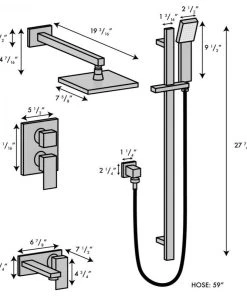 ZLINE Kitchen And Bath ZLINE Bliss Shower System, Brushed Nickel -Moen-shop 7dc1d9000e41f63f 4977 w800 h800 b1 p0