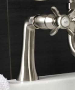 Kingston Brass KS248SN Deck Mount Clawfoot Tub Faucet With Hand Shower, Brushed Nickel 8 Kingston Brass KS248SN Deck Mount Clawfoot Tub Faucet With Hand Shower, Brushed Nickel -Moen-shop 7f215dac013fb7ac 4622 w800 h800 b0 p0