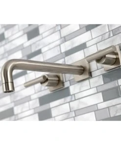 Kingston Brass KS6028CML Wall Mount Tub Faucet, Brushed Nickel -Moen-shop 8051f05b013fbddb 1377 w800 h800 b0 p0