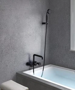 HOMARY Ruth Industrial Pipe Wall Mounted Bathtub Filler Faucet, Hand Shower 12 HOMARY Ruth Industrial Pipe Wall Mounted Bathtub Filler Faucet, Hand Shower -Moen-shop 8171cfe202173b4b 8835 w800 h800 b0 p0