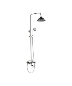 Fontana Showers Forli Brushed Nickel Rainfall Shower Set With Hand Sprayer