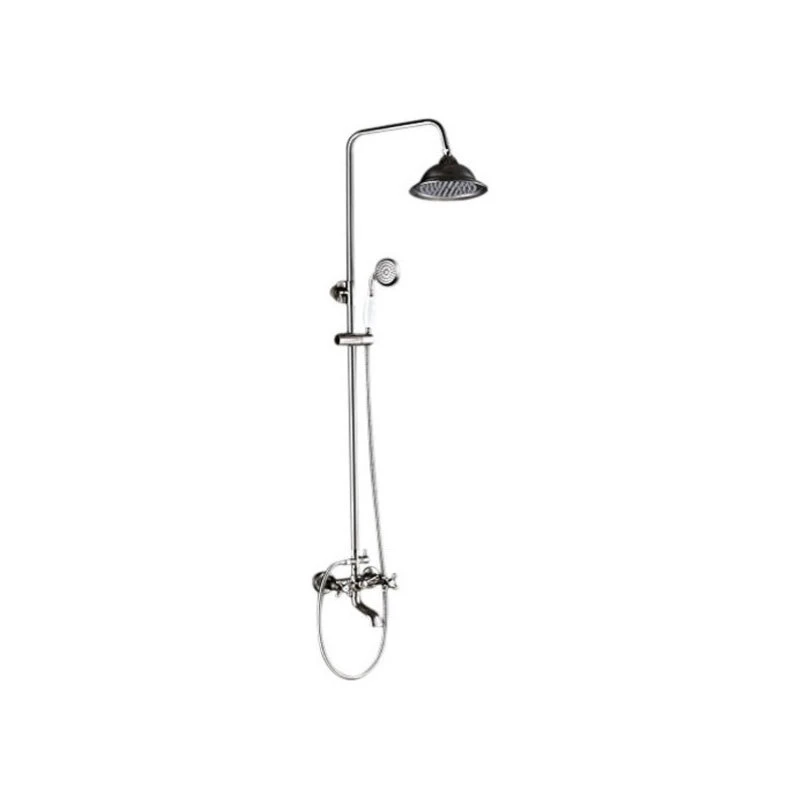 Fontana Showers Forli Brushed Nickel Rainfall Shower Set With Hand Sprayer 1 Fontana Showers Forli Brushed Nickel Rainfall Shower Set With Hand Sprayer