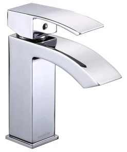 Yescom Modern 1 Hole Bathroom Faucet Vanity Sink Basin Single Handle Hotel DIY CHR