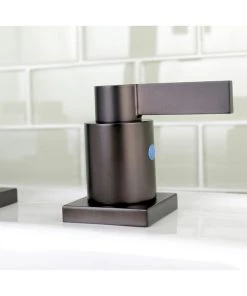 Kingston Brass Fauceture Widespread Bathroom Faucet With Retail Pop-Up, Oil Rubbed Bronze -Moen-shop 83a1170f0156013e 7042 w800 h800 b0 p0