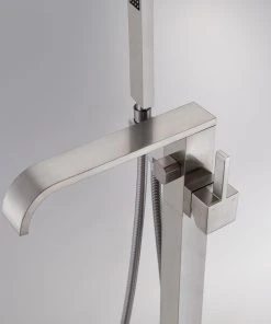 HOMARY Floor Mounted Single Handle Freestanding Bathtub Faucet With Handheld Shower, Br 14 HOMARY Floor Mounted Single Handle Freestanding Bathtub Faucet With Handheld Shower, Br -Moen-shop 8421841b037c46f9 5101 w800 h800 b0 p0