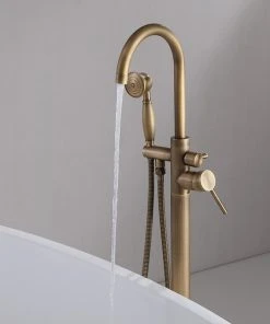 HOMARY Classic Single Handle Swirling Spout Freestanding Tub Faucet, Handshower -Moen-shop 8471c0ae021c8703 5876 w800 h800 b0 p0