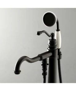 Kingston Brass Freestanding Tub Faucet With Hand Shower, Matte Black -Moen-shop 85a1600e0bd8d322 5588 w800 h800 b0 p0