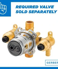 Gerber Plumbing Avian Single Handle Tub & Shower Trim Kit 1.75gpm Chrome, Brushed Nickel 5 Gerber Plumbing Avian Single Handle Tub & Shower Trim Kit 1.75gpm Chrome, Brushed Nickel -Moen-shop 86a1cbc4035fcf84 5014 w800 h800 b0 p0