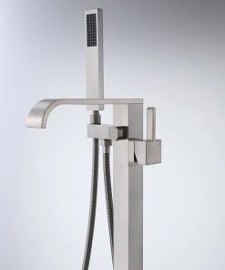 HOMARY Floor Mounted Single Handle Freestanding Bathtub Faucet With Handheld Shower, Br 17 HOMARY Floor Mounted Single Handle Freestanding Bathtub Faucet With Handheld Shower, Br -Moen-shop 88b11f99037c46fb 5101 w800 h800 b0 p0