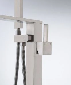 HOMARY Floor Mounted Single Handle Freestanding Bathtub Faucet With Handheld Shower, Br 15 HOMARY Floor Mounted Single Handle Freestanding Bathtub Faucet With Handheld Shower, Br -Moen-shop 897170b8037c46f9 5101 w800 h800 b0 p0